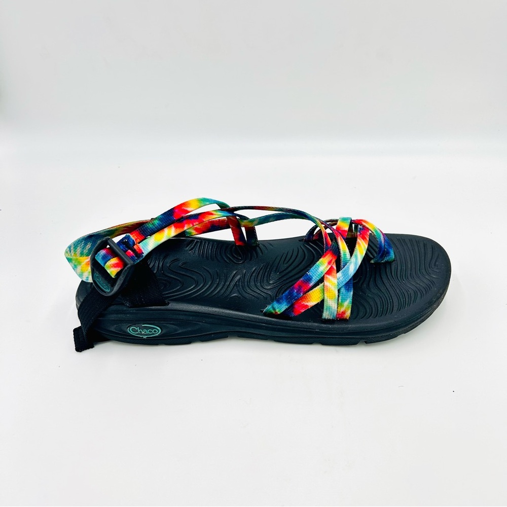 Chaco Z Volv X2 Tie-Dye Sandals Adjustable Straps Hiking Shoes women size 10 - Picture 4 of 11